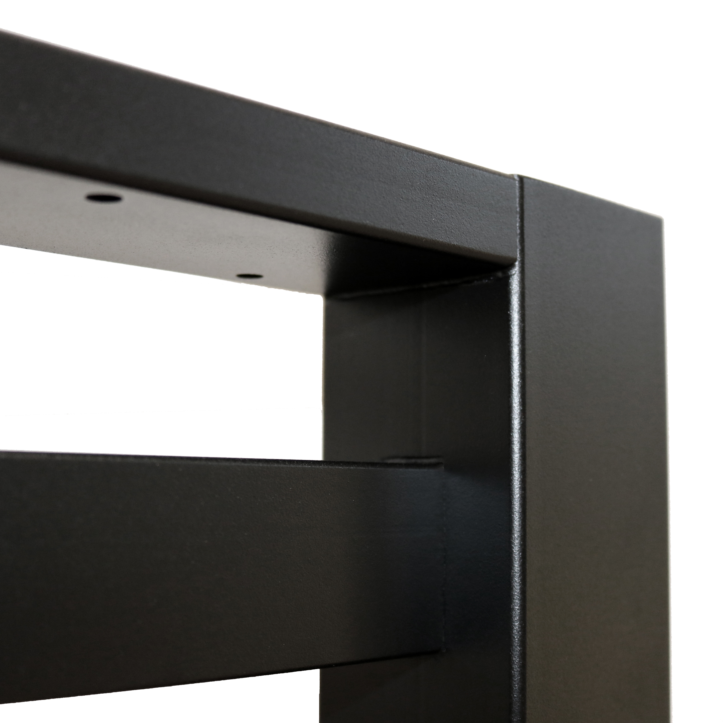 Nogi metalowe U Do stołu Loft Industrial czarne 50x72 cm Profil 6x6cm 2 szt Nogi_6x6_-_2