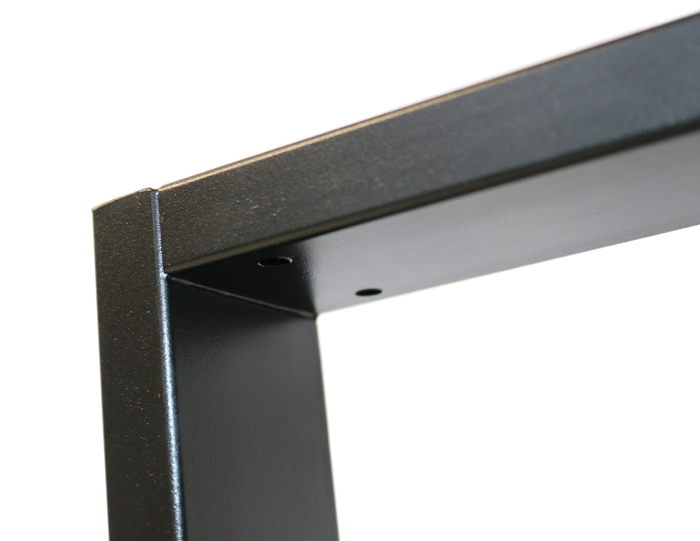Nogi metalowe Do stołu Loft Industrial czarne 70x72 cm Profil 6x2cm 1 szt noga_6_3_szerokie