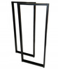 Nogi metalowe do stołu 40 x 72 cm 2szt 6x2cm