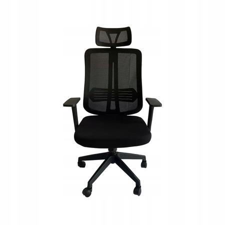 Krzesło Biurowe Fotel Biurowy Materiałowy Obrotowe Regulowany Ergonomiczny