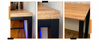 Nogi metalowe do stołu 60x72 cm 2szt 6x2cm