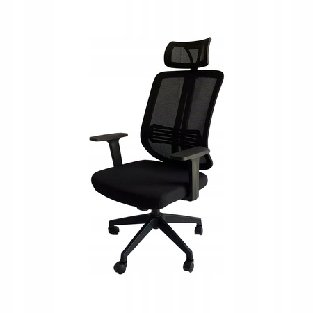 Krzesło Biurowe Fotel Biurowy Materiałowy Obrotowe Regulowany Ergonomiczny