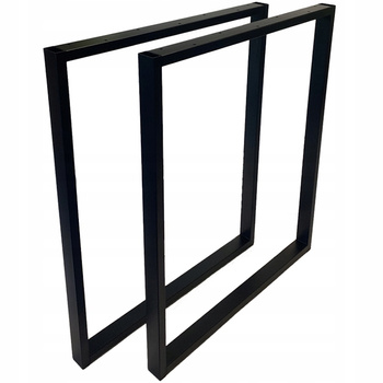 Nogi metalowe do stołu 60 x 72 cm 2szt 4x2cm