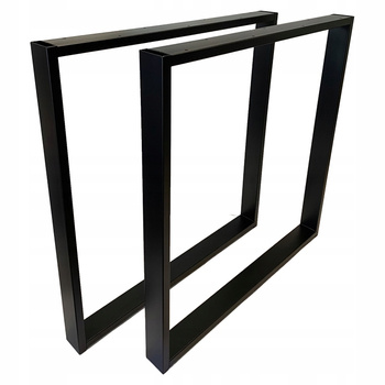 Nogi metal stołu Loft Industrial 50 x 72 cm Profil 6x2 CM 2szt