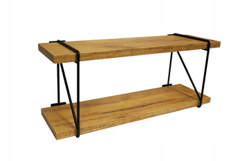 PÓŁKA ŚCIENNA WISZĄCA METALOWA LOFT NA ŚCIANĘ