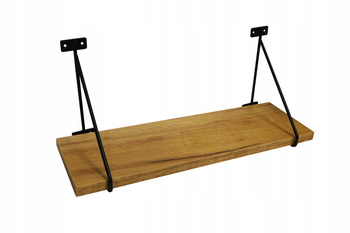 PÓŁKA ŚCIENNA WISZĄCA METALOWA LOFT NA ŚCIANĘ