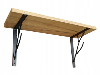 PÓŁKA ŚCIENNA WISZĄCA METALOWA LOFT NA ŚCIANĘ